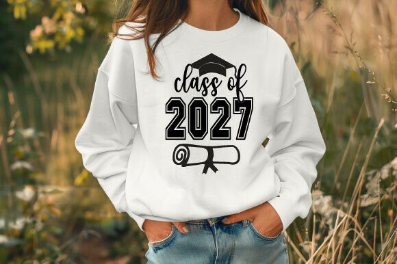 A 2027 Grad SVG Design for Modern Graphics and T-Shirt Designs