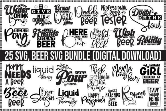 Beer SVG Graphics for Branding & T-Shirt Designs
