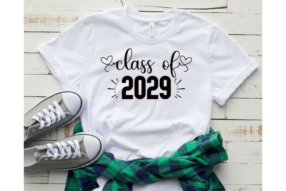 Class of 2029: A Versatile Graphic for Crafters and T-Shirt Designs