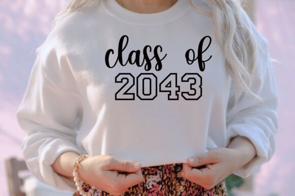 Class of 2043 Graphics: A Versatile T-Shirt Design Asset for Creators