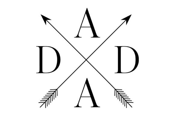 Dad Arrow SVG Design for T-Shirt Graphics and More