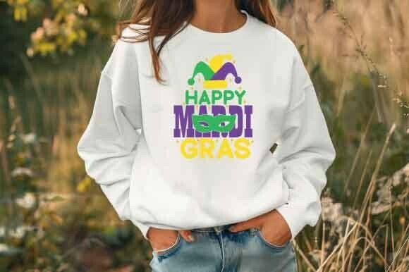 Happy Mardi Gras SVG: A Festive Graphic for Crafters