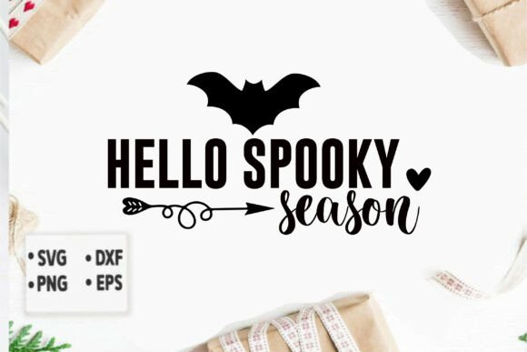 Hello Spooky Season Graphics for T-Shirt Designs & More