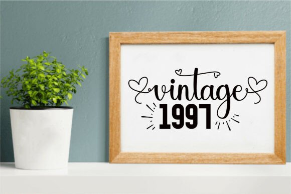 Vintage 1997 Graphics for Authentic T-Shirt Designs & Craft Projects