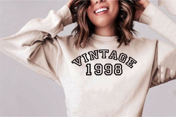 Vintage 1998 Graphics for T-Shirt Designs and Brand Identity