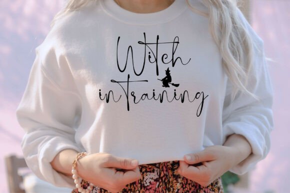 Witch in Training Graphics for Modern T-Shirt Designs & Branding
